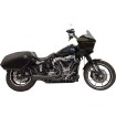 Εξάτμιση short ripper 2:1 με μαύρο μεγαφωνικό M8 Softail BASSANI XHAUST 1S79B thumb