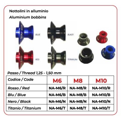 Αλουμινένια άκρα SUZUKI-HONDA-DUCATI TITAN BIKE LIFT NA-M8/T