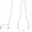 Σισιμπάρ SOFTAIL 18+ CHR BILTWELL 5003-504 thumb