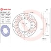 Σταθερός δίσκος φρένων SERIE ORO PRIME LINE BREMBO 68B407C7 thumb