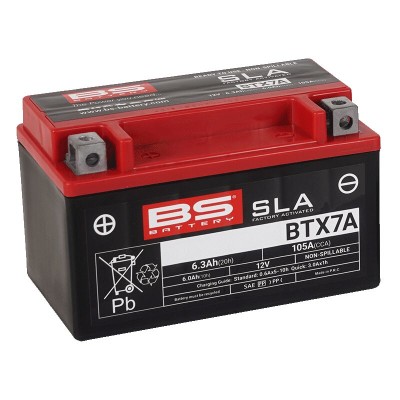 Μπαταρία BTX7A SLA 12V 105 A BS BATTERY 300672 Μπαταρία BTX7A SLA 12V 105 A BS BATTERY 300672