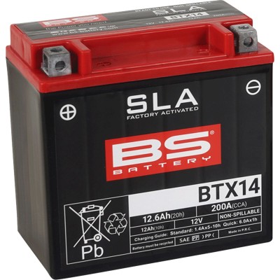 Μπαταρία BTX14 SLA 12V 200 A BS BATTERY 300681 Μπαταρία BTX14 SLA 12V 200 A BS BATTERY 300681