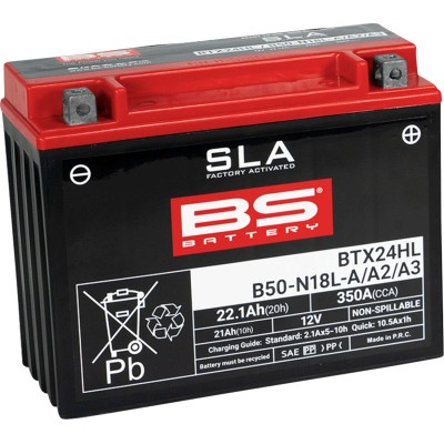 Μπαταρία BTX24HL SLA 12V 350 A BS BATTERY 300770 Μπαταρία BTX24HL SLA 12V 350 A BS BATTERY 300770
