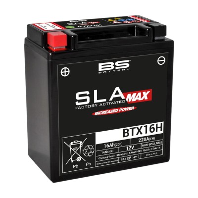 Μπαταρία BS BTX16H SLA-MAX BS BATTERY 300896 Μπαταρία BS BTX16H SLA-MAX BS BATTERY 300896