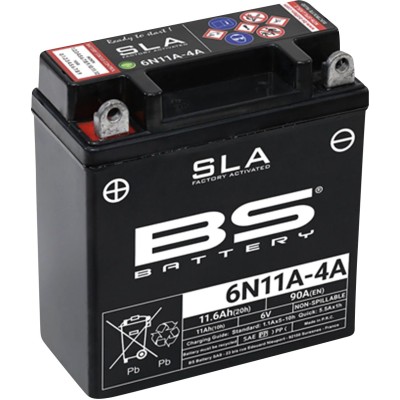 Μπαταρία BS 6N11A-4A BS BATTERY 300914 Μπαταρία BS 6N11A-4A BS BATTERY 300914