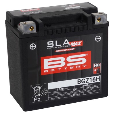 Μπαταρία BS BGZ16H SLA MAX BS BATTERY 300931 Μπαταρία BS BGZ16H SLA MAX BS BATTERY 300931