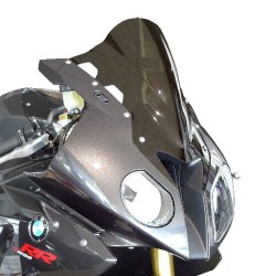 Μπροστινό παρμπρίζ double bubble smoked black 41 cm 3mm BULLSTER BB080DCFN
