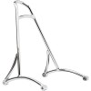 Κοντή πλάτη SISSY BAR με μαξιλάρι χρώμιο BURLY BRAND B13-1504C