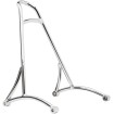 Κοντή πλάτη SISSY BAR με μαξιλάρι χρώμιο BURLY BRAND B13-1504C thumb