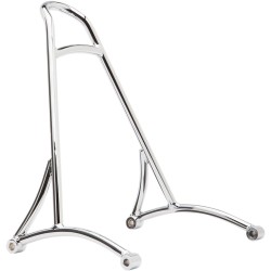 Κοντή πλάτη SISSY BAR με μαξιλάρι χρώμιο BURLY BRAND B13-1504C Κοντή πλάτη SISSY BAR με μαξιλάρι χρώμιο BURLY BRAND B13-1504C