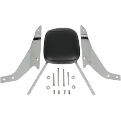 Τετράγωνη πλάτη SISSY BAR χρώμιο με μαξιλάρι SUZUKI COBRA 02-5345 Τετράγωνη πλάτη SISSY BAR χρώμιο με μαξιλάρι SUZUKI COBRA 02-5345