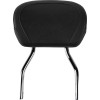 Κοντή στρογγυλή sissy bar χρώμιο με μαξιλάρι HONDA COBRA 02-8618