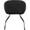 Κοντό στρογγυλό sissy bar χρώμιο με μαξιλάρι SUZUKI COBRA 02-8825