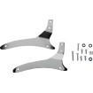 Κοντή στρογγυλή πλάτη chrome με μαξιλάρι KAWASAKI COBRA 02-8968 thumb