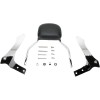 Μίνι τετράγωνη πλάτη chrome με μαξιλάρι YAMAHA COBRA 02-4765