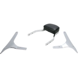Μίνι τετράγωνη πλάτη chrome με μαξιλάρι YAMAHA COBRA 02-4725