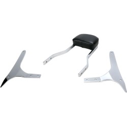 Κοντή τετράγωνη πλάτη chrome με μαξιλάρι YAMAHA COBRA 02-5725