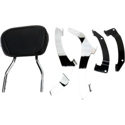 Υψηλή στρογγυλή πλάτη chrome με μαξιλάρι HONDA COBRA 02-7634 Υψηλή στρογγυλή πλάτη chrome με μαξιλάρι HONDA COBRA 02-7634