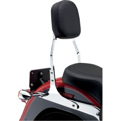 Τυπική τετράγωνη πλάτη chrome με μαξιλάρι HD COBRA 602-1151 Τυπική τετράγωνη πλάτη chrome με μαξιλάρι HD COBRA 602-1151