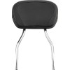 Τυπική στρογγυλή πλάτη chrome με μαξιλάρι HD COBRA 602-1253