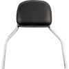 Μίνι τετράγωνη πλάτη chrome με μαξιλάρι YAMAHA COBRA 02-4770