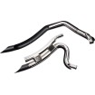 Σύστημα εξάτμισης speedster swept με powerport μαύρο HD COBRA 6227B thumb