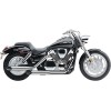 Σύστημα Εξάτμισης 2 σε 2 classic deluxe staggered dual slash cut chrome COBRA 1563SC