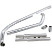 Σύστημα εξάτμισης 2 σε 2 slash down hot rod speedster chrome COBRA 2817 thumb