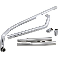 Σύστημα εξάτμισης 2 σε 2 slash down hot rod speedster chrome COBRA 2817 Σύστημα εξάτμισης 2 σε 2 slash down hot rod speedster chrome COBRA 2817