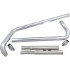 2 σε 2 slash down hot rod speedster σύστημα εξάτμισης chrome YAMAHA COBRA 2821
