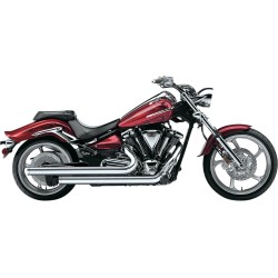 Σύστημα εξάτμισης DRAGSTER χρώμιο με οπές για αισθητήρες O2 COBRA 2627