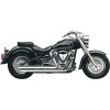 Σύστημα εξάτμισης slash down hot rod speedster χρώμιο με υποδοχές για αισθητήρες O2 COBRA 2822