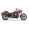 Σύστημα εξάτμισης slash down hot rod speedster chrome με o2 sensor bungs COBRA 2815