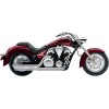 Σύστημα εξάτμισης hot rod speedster slash down chrome για HONDA COBRA 1833