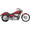 Σύστημα Εξάτμισης DRAGSTER 2 INTO 2 STRAIGHT-CUT CHROME COBRA 1611T