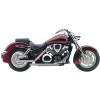 Σύστημα Εξάτμισης DRAGSTER 2 INTO 2 STRAIGHT-CUT CHROME COBRA 1626T