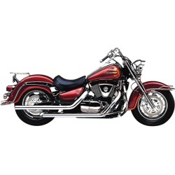Σύστημα εξάτμισης DRAGSTER 2 INTO 2 STRAIGHT-CUT CHROME COBRA 3616T