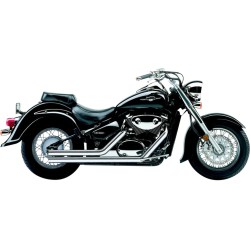 Σύστημα Εξάτμισης STREET ROD 2 INTO 2 STRAIGHT-CUT CHROME COBRA 3717T