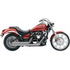 Σύστημα εξάτμισης HOT ROD SPEEDSTER SHORT με POWERPORT 2 σε 2 ευθείες τριπλά-χρωμιωμένες COBRA 4718T