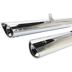 Μακριά slip on σιγαστήρες με λοξά άκρα χρώμιο HONDA COBRA 1216 Μακριά slip on σιγαστήρες με λοξά άκρα χρώμιο HONDA COBRA 1216