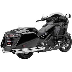 6 σε 6 slip on σιγαστήρες chrome HONDA COBRA 1217