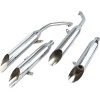 Τερματικά slash cut slip ons chrome COBRA 1164SC