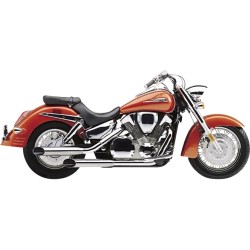 Slip on με κεκλιμένη άκρη chrome COBRA 1179SC
