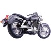 2 σε 2 classic deluxe staggered dual slash cut σύστημα χρώμιο COBRA 1573SC