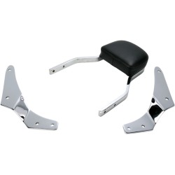 Μίνι τετράγωνη πλάτη sissy με μαξιλάρι chrome COBRA 02-4616