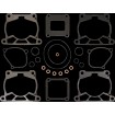 Σετ φλάντζες άνω μέρος KTM/HUSQ COMETIC C3808 thumb