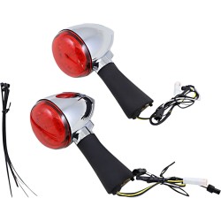 Φλας LED Ringz - χρώμιο - Scout CUSTOM DYNAMICS PB-SCOUT-RR-CR