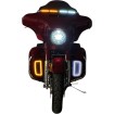 Κάτω ένθετα για φώτα φέρινγκ CUSTOM DYNAMICS CD-LF-AW-B thumb