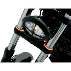 Led δακτύλιοι για πιρούνια TRUWRAPZ 56MM AMBER/SMOKED CUSTOM DYNAMICS TW56AS