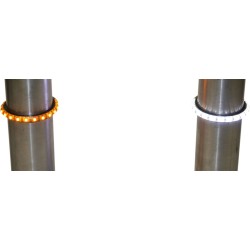 Δαχτυλίδια πιρουνιού LED TRUWRAPZ φώτα/φλας κεχριμπαρένιο/λευκό 41MM CUSTOM DYNAMICS TW41AWS